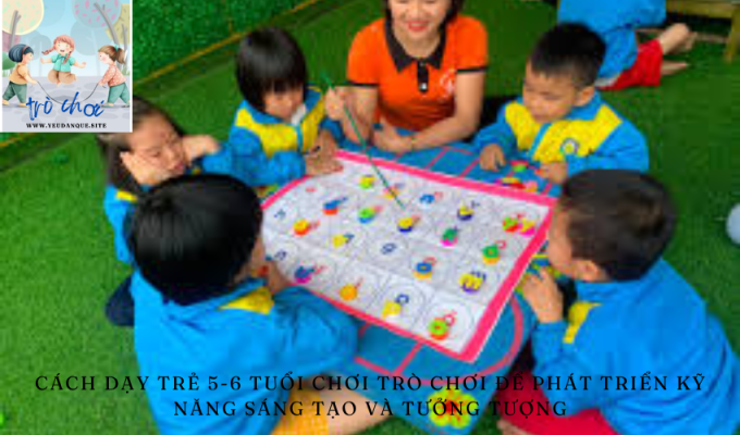 How to teach children 5-6 years old to play games to develop creativity and imagination skills